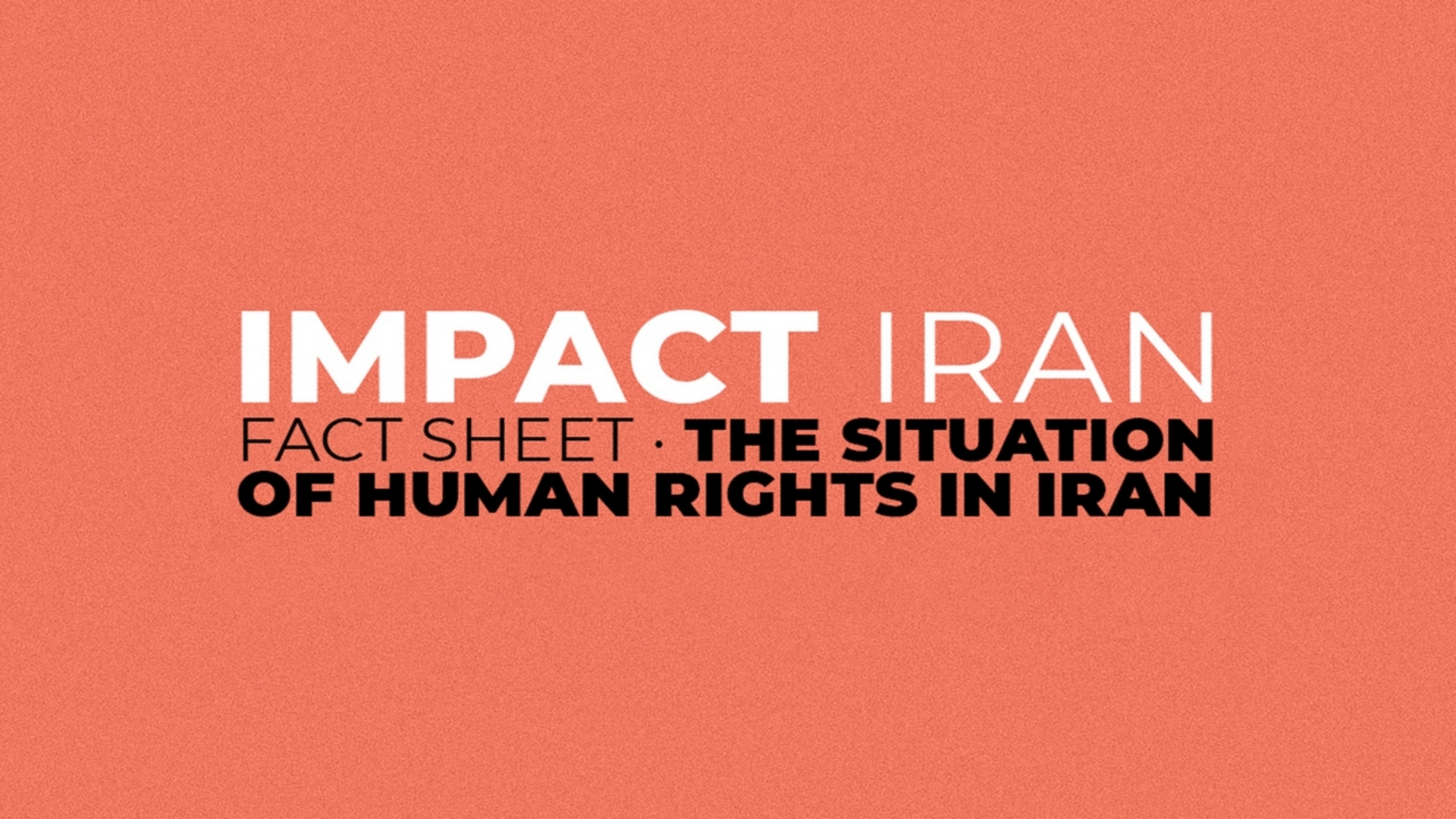 Fact Sheet · The Situation Of Human Rights In Iran
